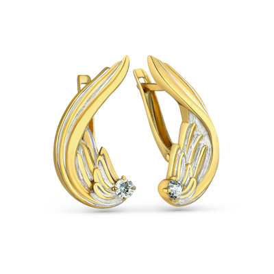 Серьги ЛН-С-071 Крылья Ангела