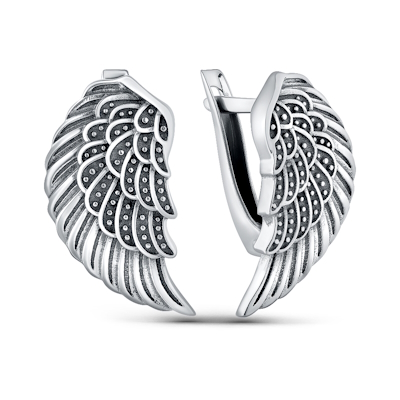 Серьги Б-С-064 Птицы небесные