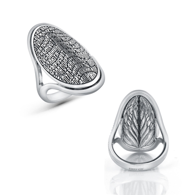 Кольцо БМ-КО-687 Молитва Ангелу Хранителю