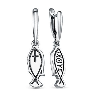 Серьги Б-С-059 Ихтис